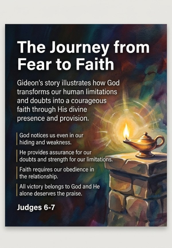 From Fear to Faith: The Courage of Gideon